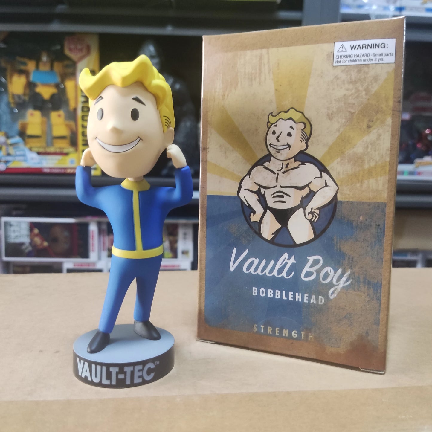 Bobblehead Cute Vault Boy Full Set Anime Action Figure Toys Statue Collection Model Doll  Desktop Ornament Display Toys Gifts