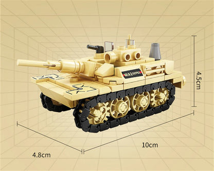 World War 2 WW2 Army Military Soldiers SAWT Soldiers The King Tiger Heavy Tank DIY Model Building Blocks Bricks Children'S Toys