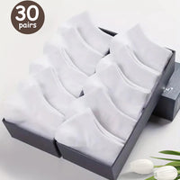 30 Pairs White