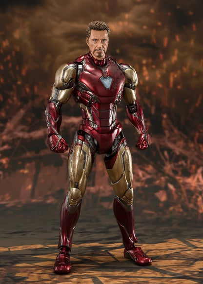 New 16cm Marvel Avengers Iron Man Mark 85 Ultimate Articulated Figure Model Statue Desktop Decoration Gift