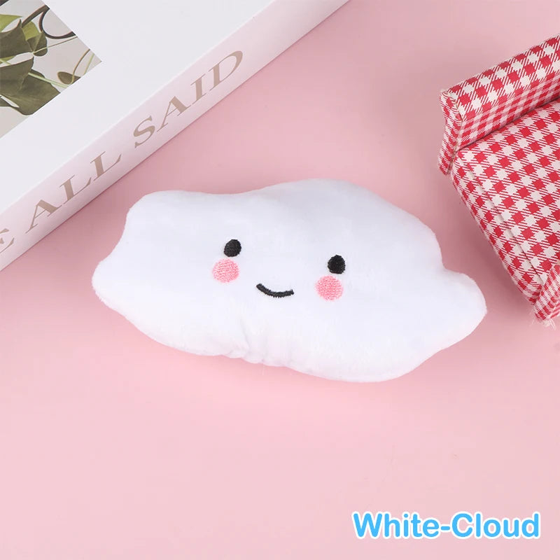 1Pc Mini Star Cloud Soft Plush Sounding Toy Colorful Plush Stuffed Doll Gift Pet Dog Toy For Kids Children Girls