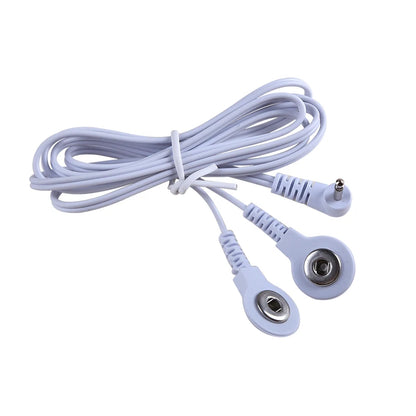 2/4 Way 2.5mm Button  Electrode Tens Cable Conductive Line Wire for Digital Tens Machine Body Massager for Electrode Pads