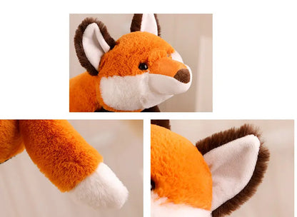 45-70cm Super Soft Lazy Fluffy Plush Stuffed Animals Plushie Raccoon Fox Crocodile Sloth Hug Throw Pillow Birthday Gift Boy Girl