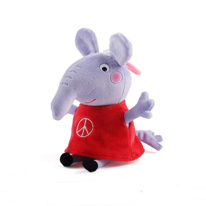 Genuine Peppa Pig Plush Pig Kids Toys 19CM Pet Dinosaur Teddy Bear Soft Stuffed Anime Figure Doll Children's Birthday Gifts