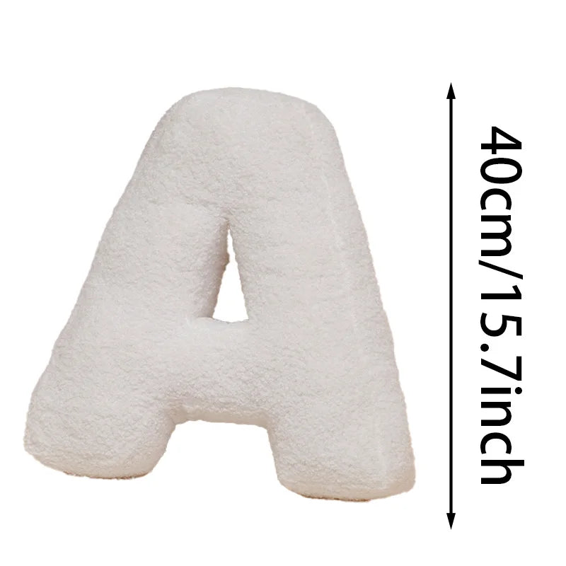 Cozy English Letters Pillow Sofa Cushion Living Room Decor 26 Letter Stuffed Doll Toy Kids Pillow Teaching Words Game Kid Toy
