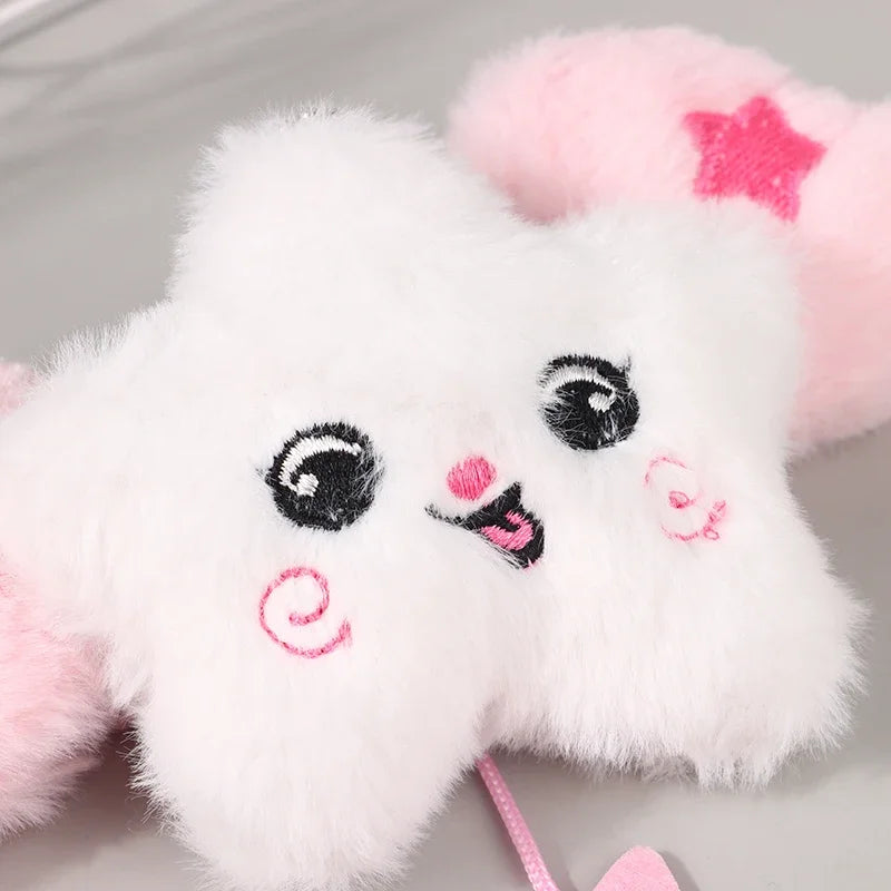 1PC Star Pendant Key Chain Doll Album Plush Pendant Doll School Bag Decoration Gifts