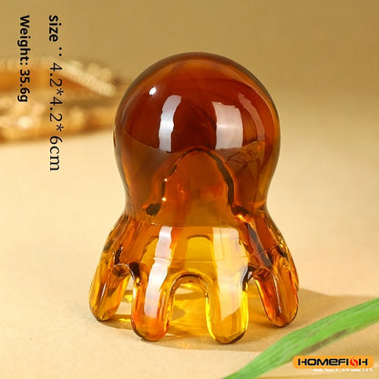 Resin Octopus Massage Comb Head Meridian Scraping Scalp Massage Brush Acupuncture SPA GuaSha Massage Comb  Massage