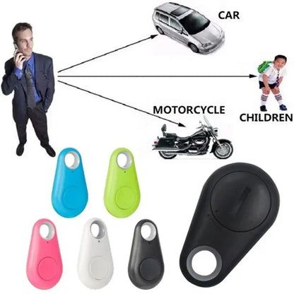 1-5pcs Wireless Mini GPS Tracker Anti-lost Alarm Key Child Bag Wallet Finder Bluetooth APP Locator Smart Tag For Ios And Android