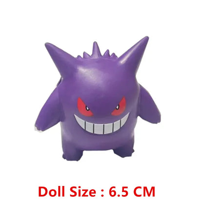 Pokemon Cartoons Anime Figure Pikachu Eevee Gengar Mewtwo Pocket Monster Figure Model Action Toy Kids Birthday Gift Buy in bulk