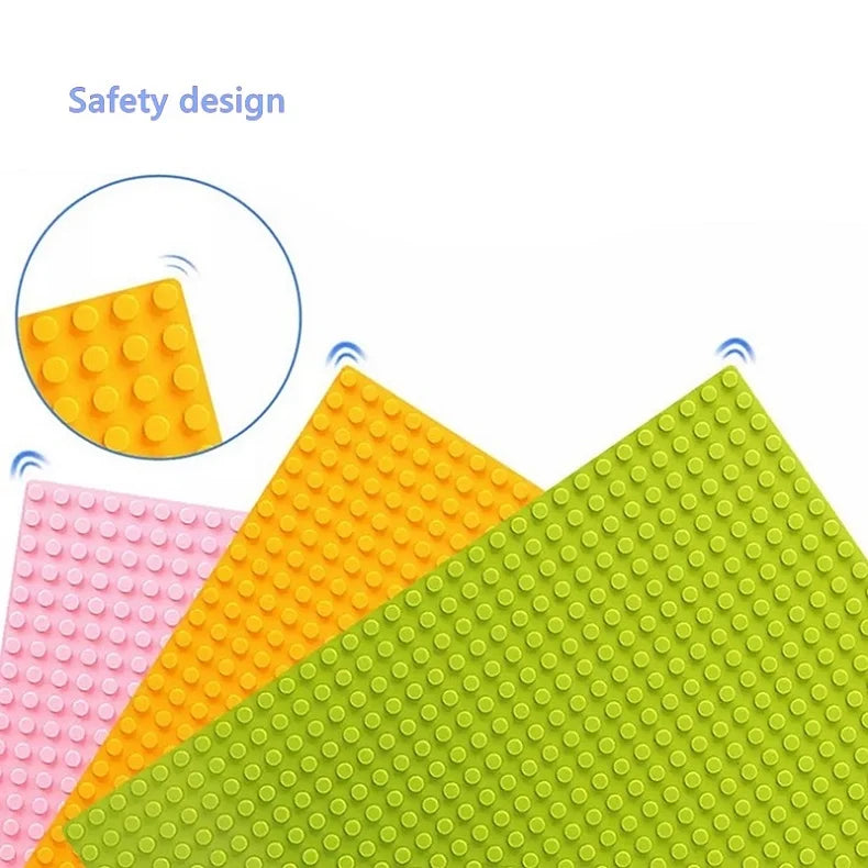 4PCS Classic Baseplates 32x32 16X32 Dots Building Blocks Bricks Base Plates DIY Plastic Board Blocks MOC City Construction Toys