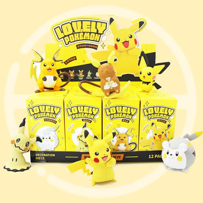 Hot Pokemon Anime Figures Kawaii Pikachu Pichu Togedemaru Alola Region Raichu Mimikyu Toys Model Collect Dolls Gift For Kids Boy