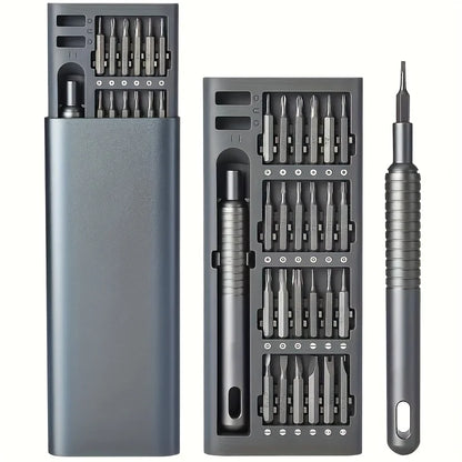 25 in 1 mini screwdriver set,flat head and cross shaped small screwdrivers, suitable for electronic products,Halloween,Christmas