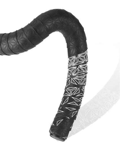 2Pcs Anti-Slip Handlebar Tape PU Road Bike Shock Absorption Handle Bar Tape With Bar End Plugs For Bicycle Racket Cycling Tools