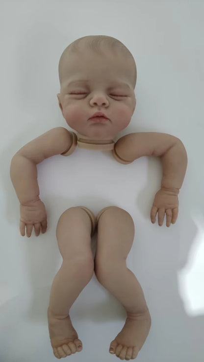 NPK 19inch New Arrival Already PaintedTwins Kit Lily and Irys Soft Touch Hand Painted with Veins Cloth body included
