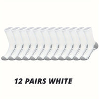 12 Pairs White