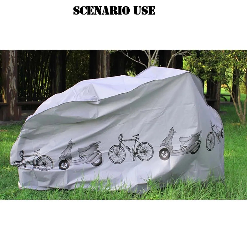 Waterproof Bike Cover Sun Protection Outdoor Bicycle Cover Multifunctional Electric Vehicle Cover for Bicycle Prevent Rain