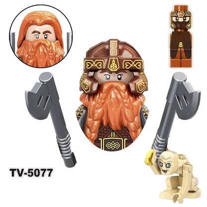 PG517 PG518 PG519 PG520 King Anime Movies Figs Bricks Dolls Mini Action Toy Figura Building Blocks Toys Doll