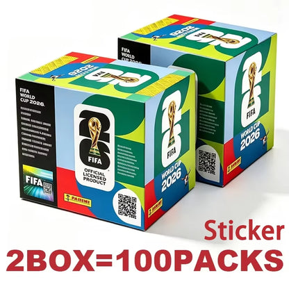 Panini 2026 FIFA World Cup USA Mexico Canada Complete Sticker Box Football Collectible Souvenir Gift For Soccer Fans Collectors
