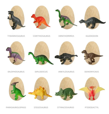 12PCS Archeological Dinosaur Egg Dig Kit Fossil Excavation Toy Teens Adults Scientific DIY Mining Multiplayer Party Favors Gifts