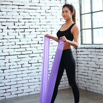 Yoga Tension Sheet Elastic Band - Resistance Band for Yoga, Pilates, Fitness Exercise, Stretching, and Strength Training