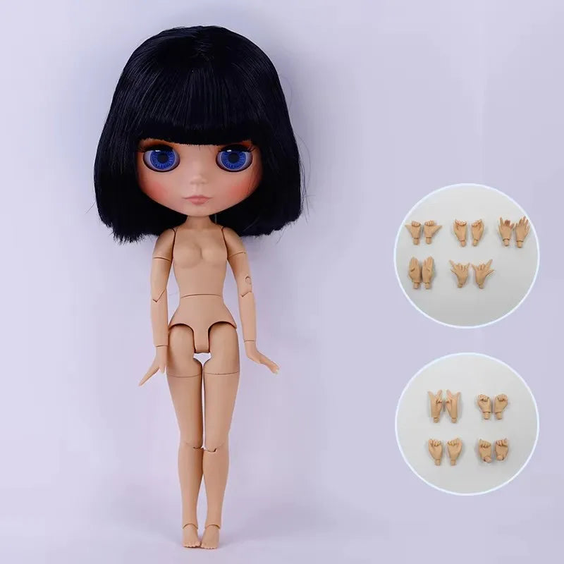 ICY DBS Blyth Doll Tan Skin Matte Face With Eyebrows Special Price 1/6 BJD JOINT body Neo Christmas Gift Anime