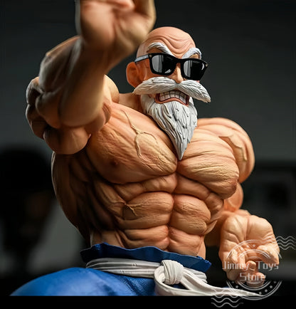 10cm Anime Dragon Ball figure GK Muscle Master Roshi Goku Kame Sennin Figurine PVC Action Figure Model Children Dolls Gift Toys