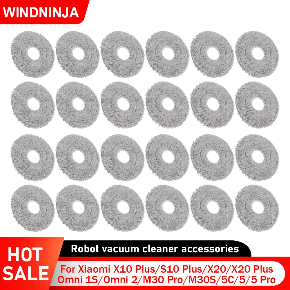Mop Cloths For Xiaomi X10 Plus S10 Plus X20 Plus 5C 5 5Pro Omni 1S Omni 2 M30 Pro M30S OV31GL OV42CN OV21GL Vacuum Mop Parts