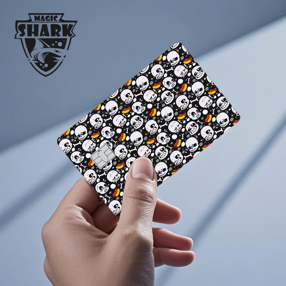 100% New Arrival Conch Money Bow Anime Speend or Save Meme Credit Card Film Debit Card Sticker Skin