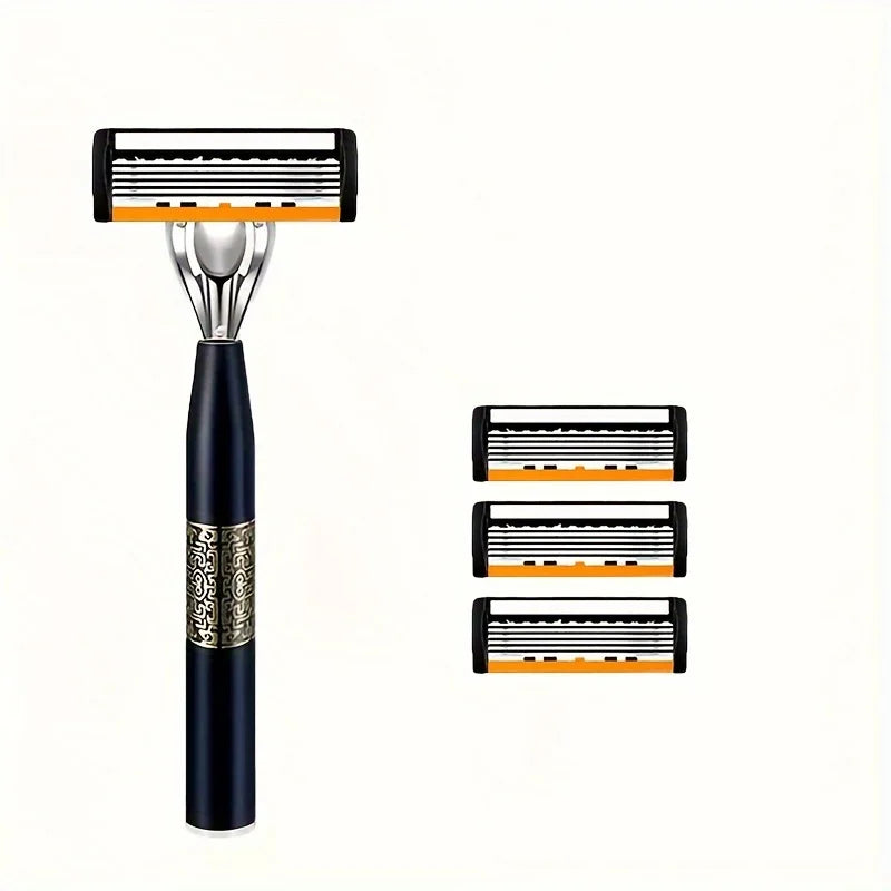 Razor Classic 6 Layer Safety Razor for Mens Shaving&Womens Hair Removal Shaving Blades Manual Shaver