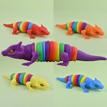 2025 New Fidget Slug Toy for children  3D Colorful Sensory Slug Relieves Fun Decompression Toy Creative Twist Fox/Ant/Fidget Toy