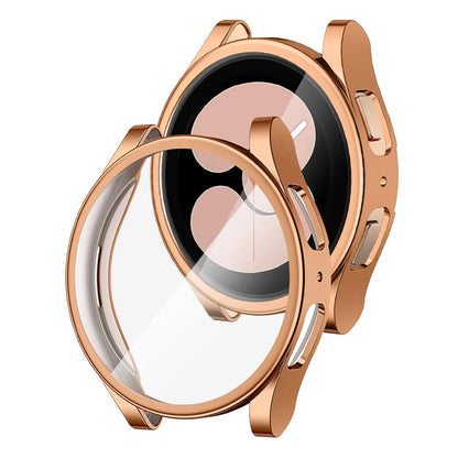 Watch Case for Samsung Galaxy Watch 4/5/6/7 40mm 44mm Screen Protector TPU All-Around Bumper Protective Cover ，Easy to install