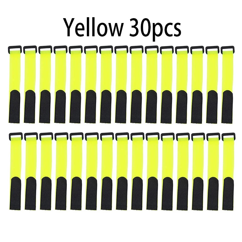 Fishing Rod Tie Holder Strap Suspender Fastener Hook Loop Ties Belt Fishing Rod Strapping Wrap Band Outdoor Fish Tool