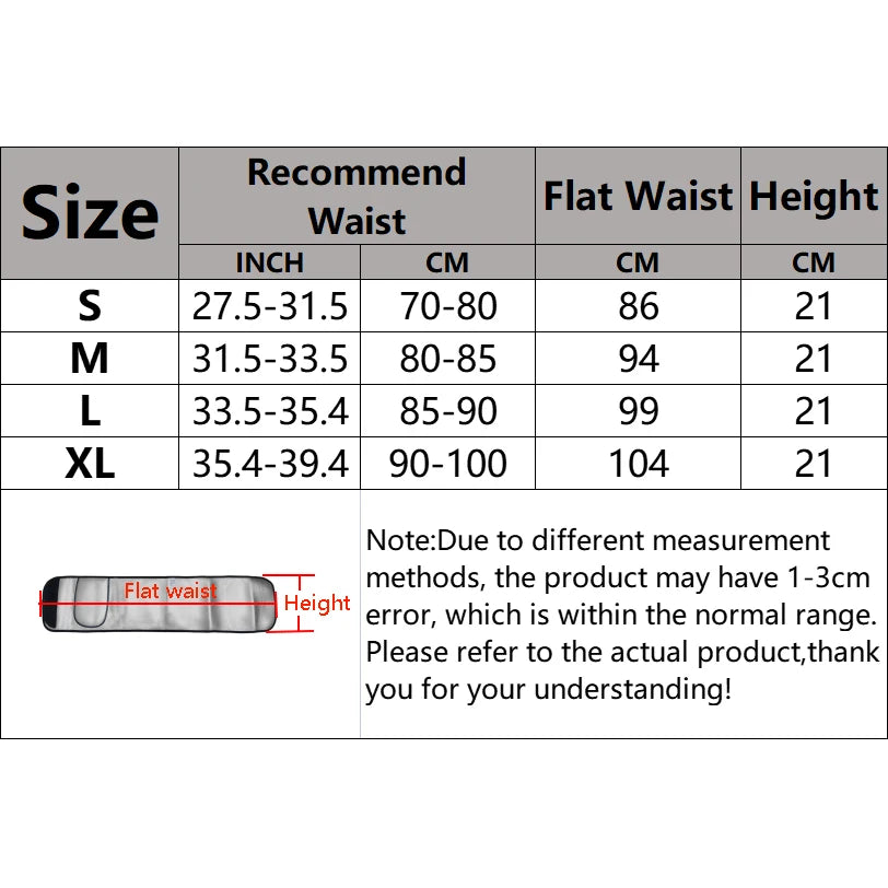 Men Sauna Suits Hot Thermal Sweat Belt Fat Burning Bodybuilding Waist Trainer Workout Slimming Girdles Gym Weight Loss Corset