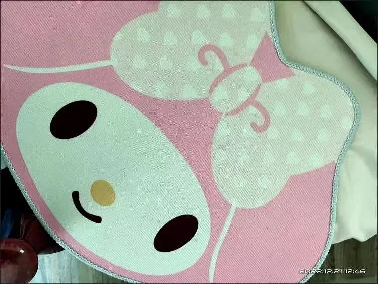 Kawaii My Melody Carpet Kawaii Home Soft Fur Rugs Girls Bedroom Living Room Floor Mat Doormat Decoration Cartoon Gift For Girl