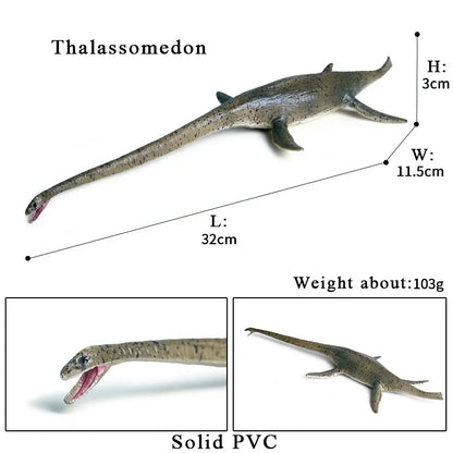 Oenux Prehistoric Savage Mosasaurus Megalodon Mammuthus Jurassic Dinosaurs Sea Life Animals Model Action Figures Toy Kids Gift