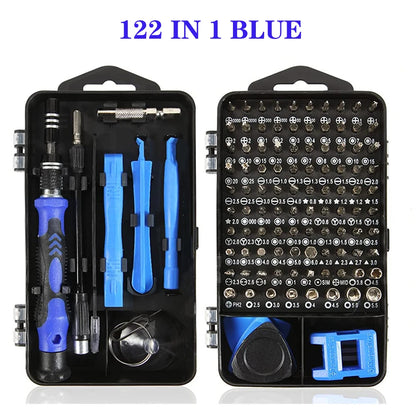 25/115/135/140 in1 Screwdriver Set  Magnetic Torx Phillips Screw Bit Kit  With Electrical Remover Wrench Repair Phone PC Tools