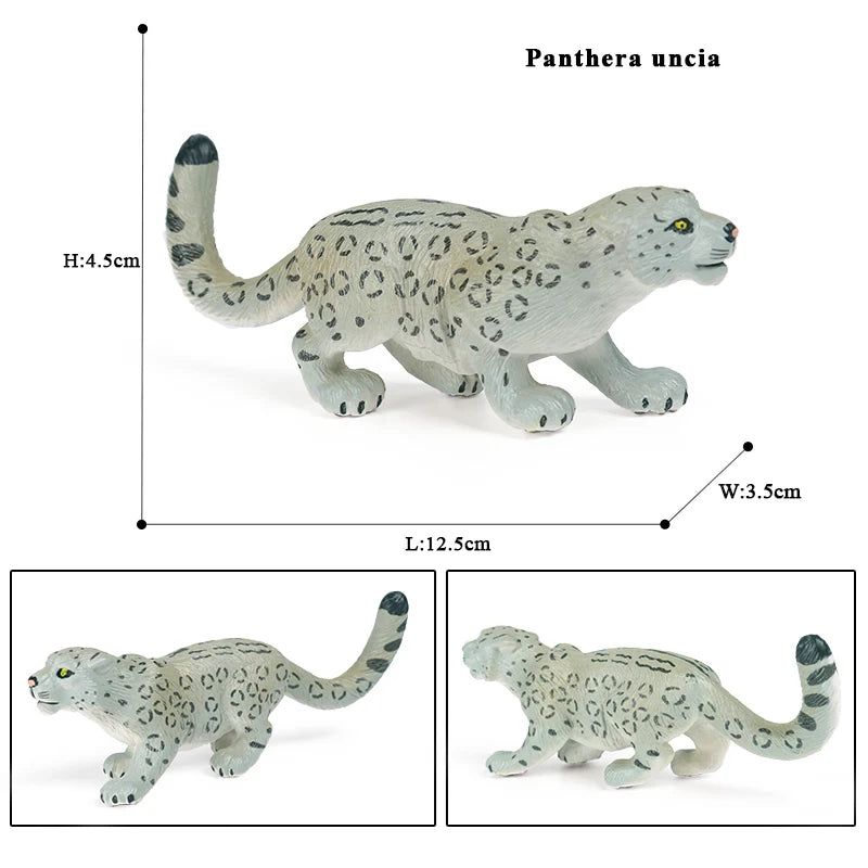 Oenux Arctic South Pole Animals Simulation Penguins Polar Bear Wolf Beluga Whale Action Figures Model Figurine PVC Kid Toy Gift