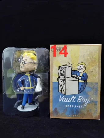 Bobblehead Cute Vault Boy Full Set Anime Action Figure Toys Statue Collection Model Doll  Desktop Ornament Display Toys Gifts