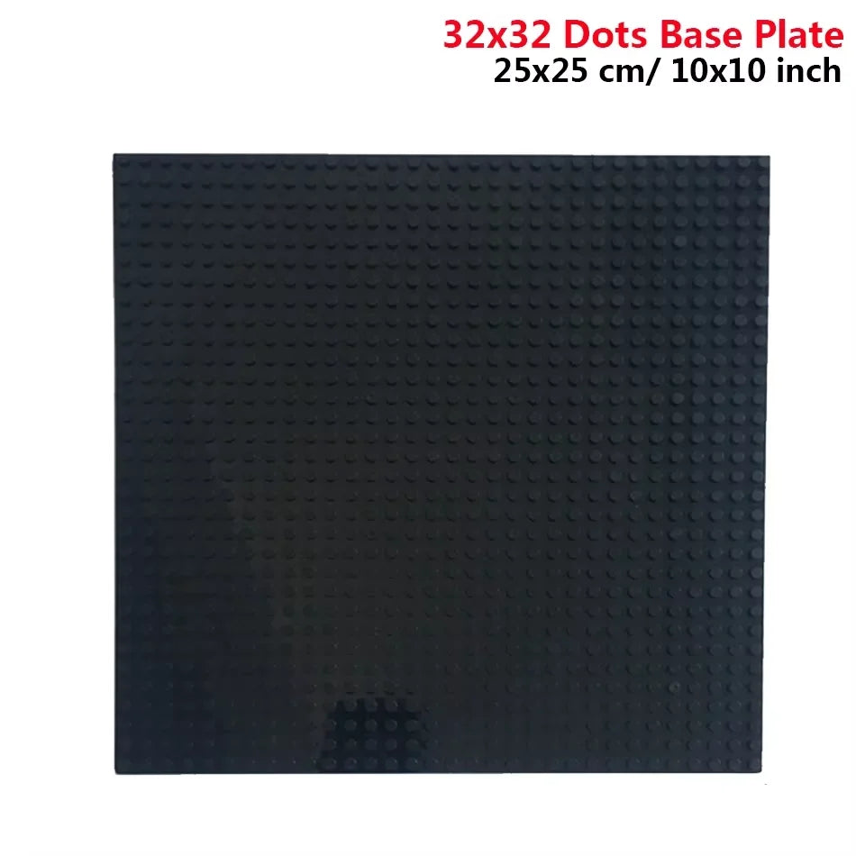 25.5*25.5cm 32x32 Baseplate Classic Building Blocks BASE PLATE BUILDING BLOCKS children bricks toy