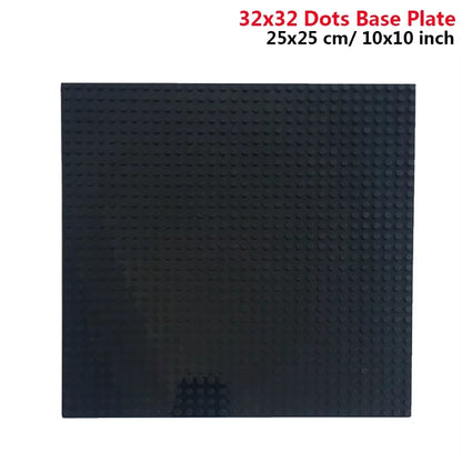 25.5*25.5cm 32x32 Baseplate Classic Building Blocks BASE PLATE BUILDING BLOCKS children bricks toy