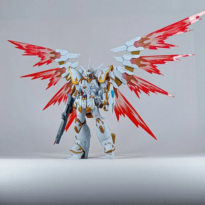 Hg 1/144 Seed Freedom Black Knight Squad With Light Wings Water Sticker Action Figures Assembled Model Kit Collectible Toys Gift