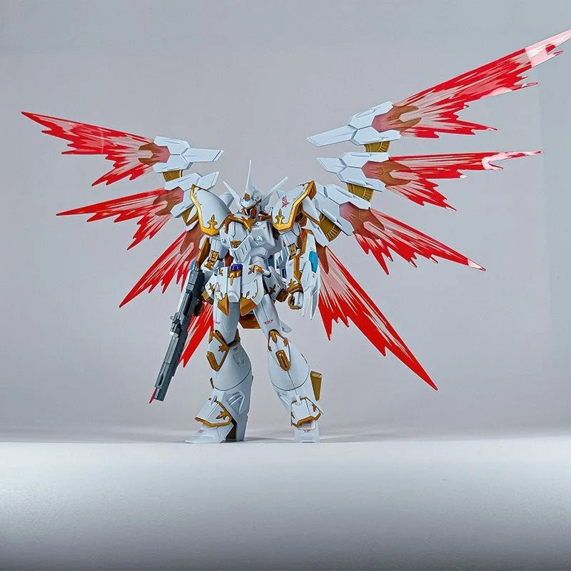 Hg 1/144 Seed Freedom Black Knight Squad With Light Wings Water Sticker Action Figures Assembled Model Kit Collectible Toys Gift