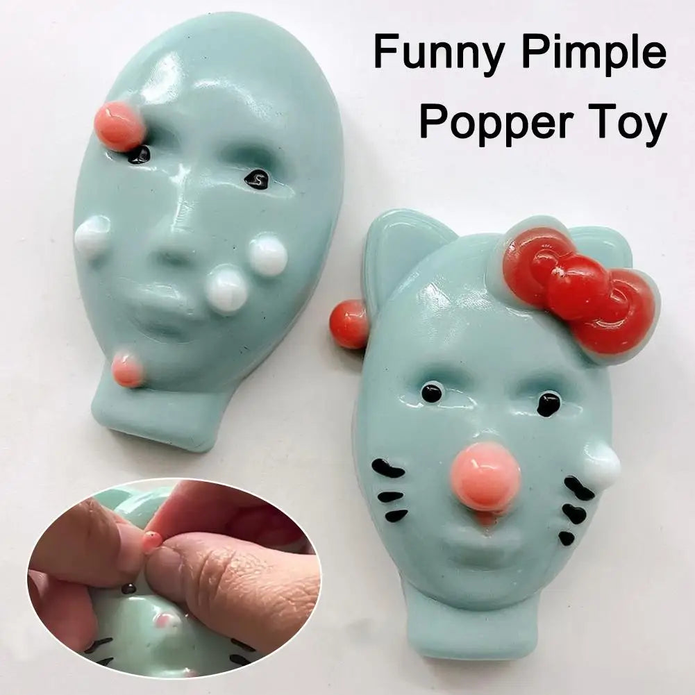 Alien Stress Relief Squeezing Acne Homemade Pinching Toy Super Soft Silicone Abstract Cartoon Reusable Release Rebound Toy