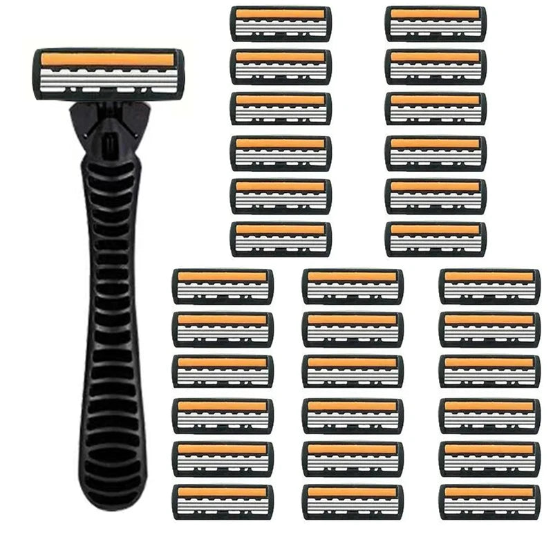 Shaver Brand New Design Men Razor Shaving Two Layer Shaver Reusable Razor Imported Blade Multi Tool Head Change
