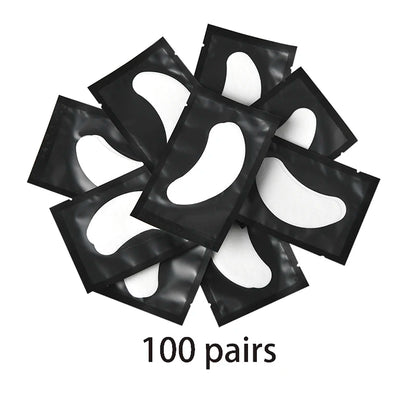 20/50/100pcs Eye Patches Eyelash Extension Under Eye Pads Makeup Eyelash Patches Tip Stickers Pads For Eyelash Extension Makeup