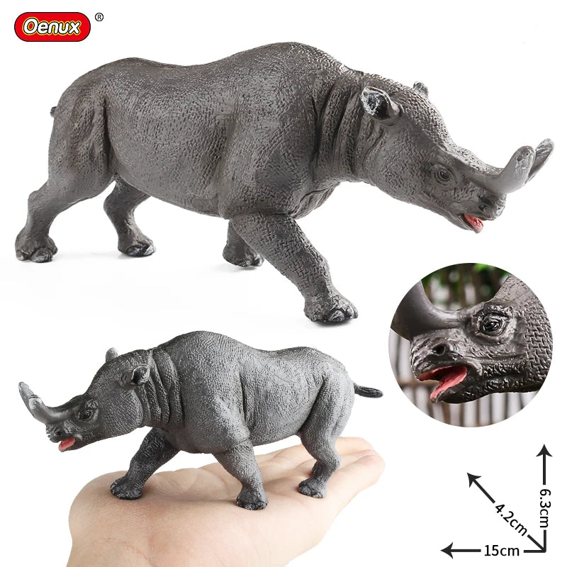Oenux Prehistoric Wild Animals Simulation Armadillo Doedicurus Sabretooth Model Action Figures PVC Collection Toy For Kid Gift