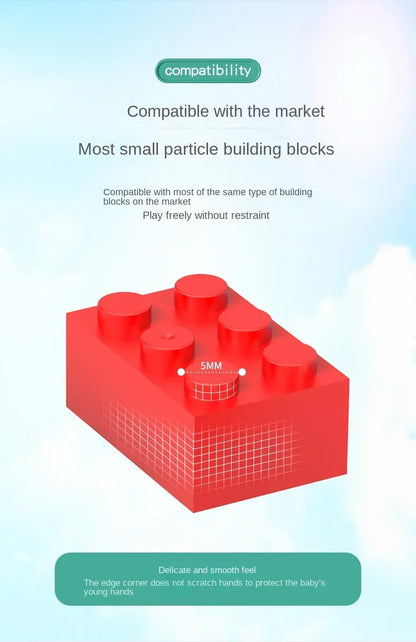 125g/250g Building Blocks Bulk Lot Pack Bricks Block Plate Creative Toy Small Particles Bulk Compatible Legoeds DIY Kit for Kids