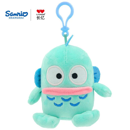 Genuine Sanrio Hangyodon Melody Kuromi Pendant Plush Toys Small Charms Sayuri Model Doll Stuffed Toys Girls Boys Birthday Gifts
