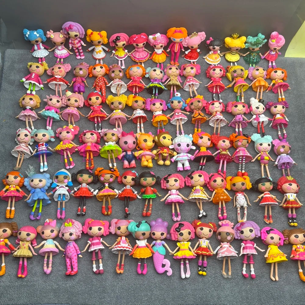 Original 8-10cm Can Choose Lalaloopsy Little Sister and Pet Dolls PVC Girls' Holiday Gift Collection Pvc Toys