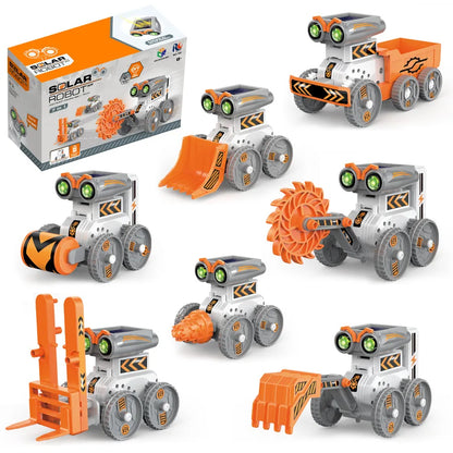 12 in 1 Science Experiment Solar Robot Toy DIY Building Powered Learning Tool Education Robots Technological Gadgets Kit for Kid